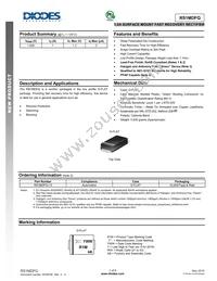 RS1MDFQ-13 Datasheet Cover