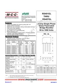 RS403GL-BP Datasheet Cover