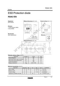 RSA6.1ENTR Datasheet Cover