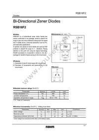 RSB16F2T106 Datasheet Cover