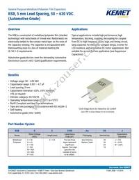 RSBPC2100AA00K Datasheet Cover