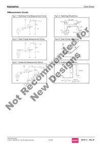 RSD046P05TL Datasheet Page 11