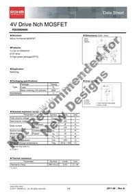 RSD080N06TL Datasheet Cover
