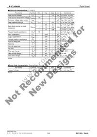 RSD140P06TL Datasheet Page 2