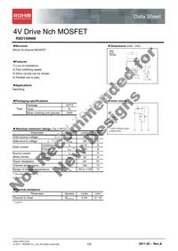 RSD150N06TL Datasheet Cover