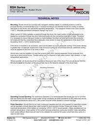 RSH-600-100 Datasheet Page 3