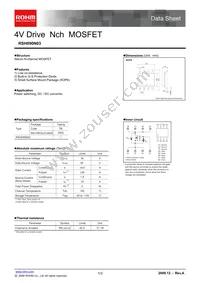 RSH090N03TB1 Datasheet Cover