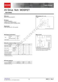 RSH100N03TB1 Datasheet Cover