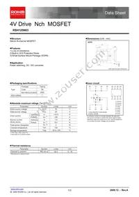 RSH125N03TB1 Datasheet Cover