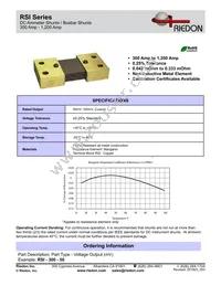 RSI-1200-100 Datasheet Cover