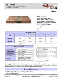 RSJ-2000-100 Datasheet Cover