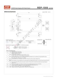 RSP-1000-15 Datasheet Page 7