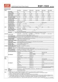 RSP-1500-15 Datasheet Page 2