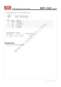RSP-1500-15 Datasheet Page 9