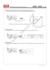 RSP-1600-24 Datasheet Page 5