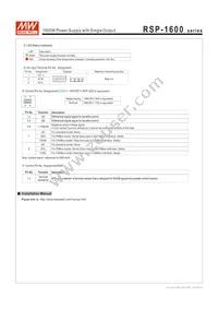 RSP-1600-24 Datasheet Page 8