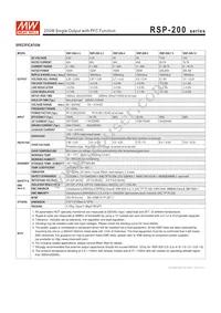 RSP-200-3.3 Datasheet Page 2
