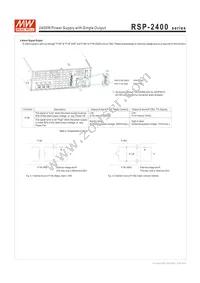 RSP-2400-24 Datasheet Page 6