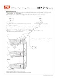 RSP-2400-24 Datasheet Page 7