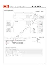 RSP-2400-24 Datasheet Page 9