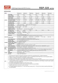 RSP-320-3.3 Datasheet Page 3