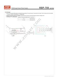 RSP-750-5 Datasheet Page 6