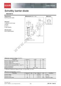 RSX1001T3 Datasheet Cover