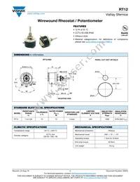 RT012AS1001KB Datasheet Cover