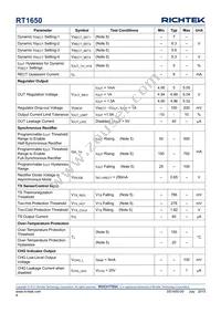 RT1650WSC Datasheet Page 8