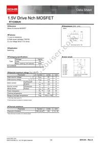 RT1C060UNTR Datasheet Cover