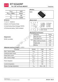 RT1E040RPTR Datasheet Cover