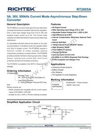 RT2805AGSP Datasheet Cover