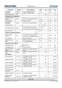 RT5036GQW Datasheet Page 11