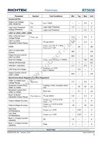 RT5036GQW Datasheet Page 13