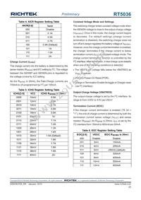 RT5036GQW Datasheet Page 23