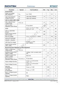 RT5037GQW Datasheet Page 13