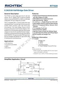 RT7020GS Datasheet Cover