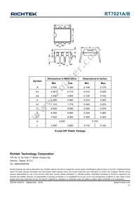 RT7021BGN Datasheet Page 17