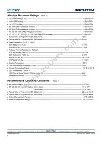 RT7322ELGSP Datasheet Page 8