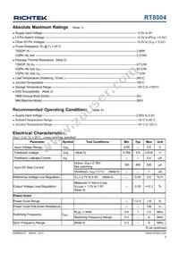 RT8004PS Datasheet Page 5
