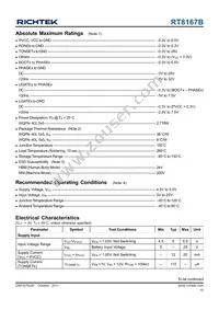 RT8167BGQW Datasheet Page 15