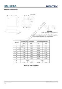 RT8202GQW Datasheet Page 16