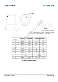 RT8202GQW Datasheet Page 17