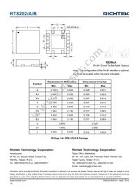 RT8202GQW Datasheet Page 18