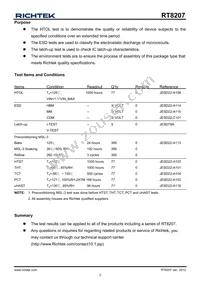 RT8207GQW Datasheet Page 2