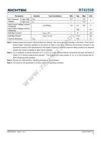 RT8252BLGSP Datasheet Page 5