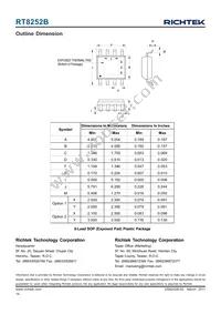 RT8252BLGSP Datasheet Page 14