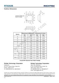 RT8282BLGSP Datasheet Page 14