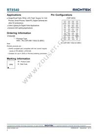 RT8540WSC Datasheet Page 2