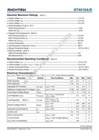 RT9018A-25GSP Datasheet Page 3